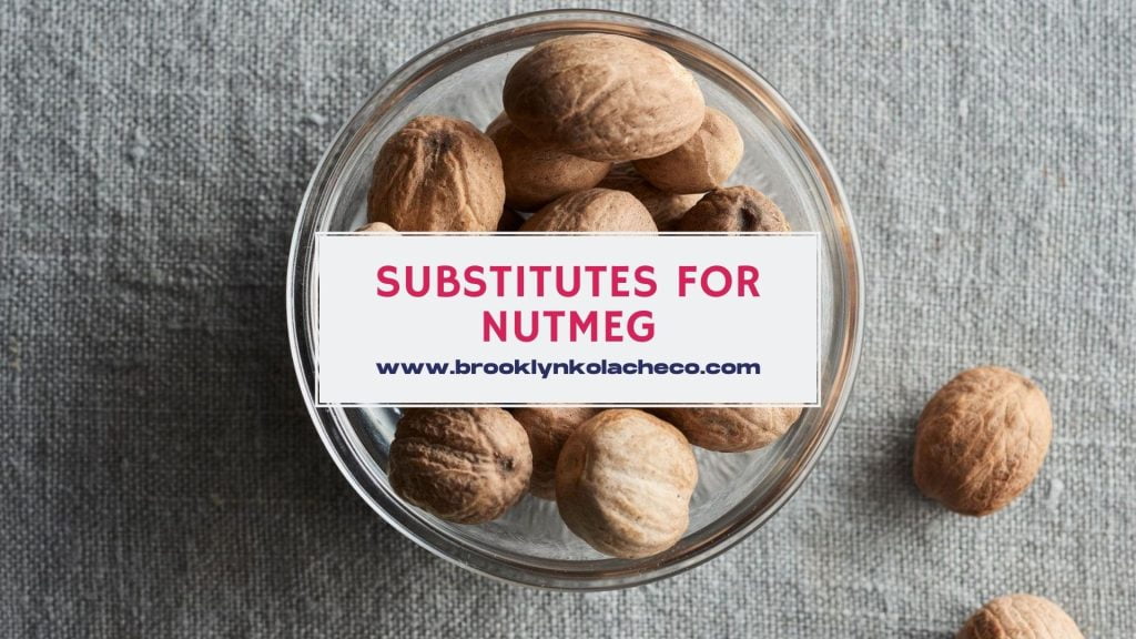 Substitutes for Nutmeg