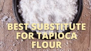 Best Substitute For Tapioca Flour