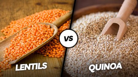 Lentils vs Quinoa